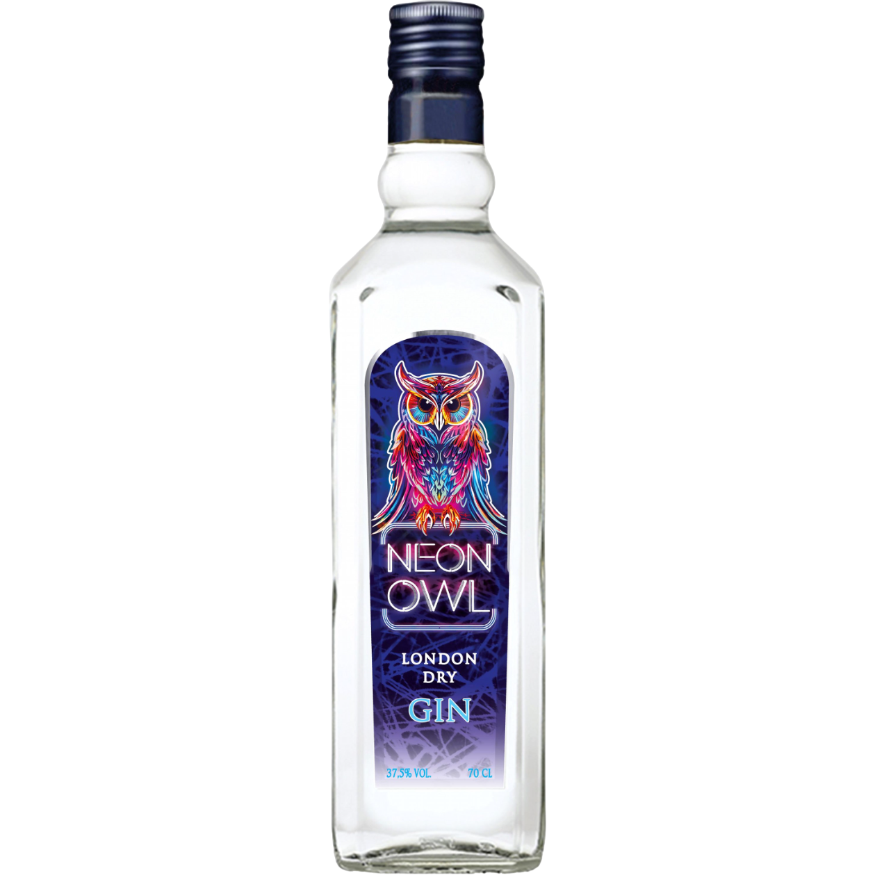 Джин Neon Owl London Dry 37.5% 0.7л - фото 1