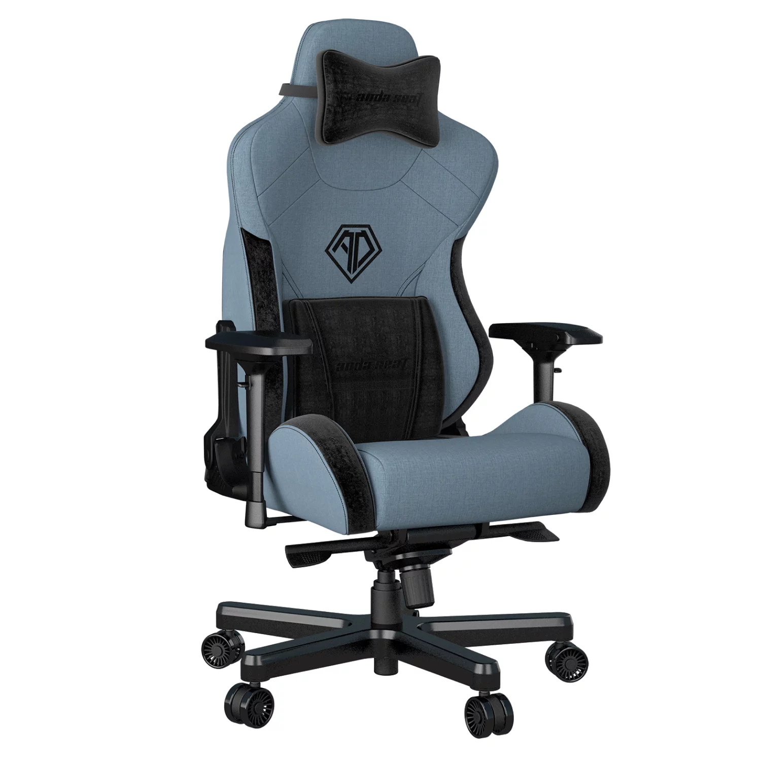 Кресло игровое Anda Seat T-Pro 2 Size XL Blue/Black (AD12XLLA-01-SB-F) - фото 2