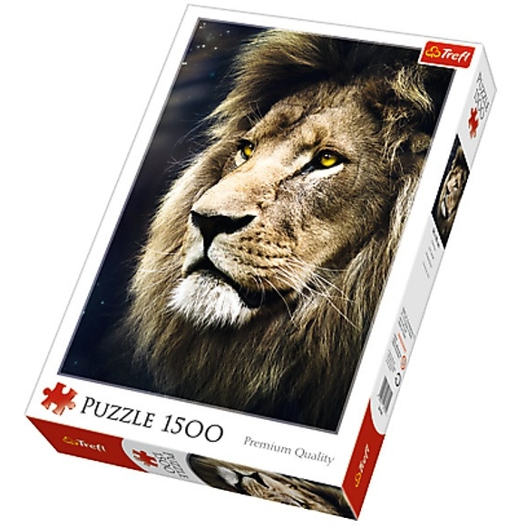 Пазлы Trefl Портрет льва 1500 элементов - фото 1