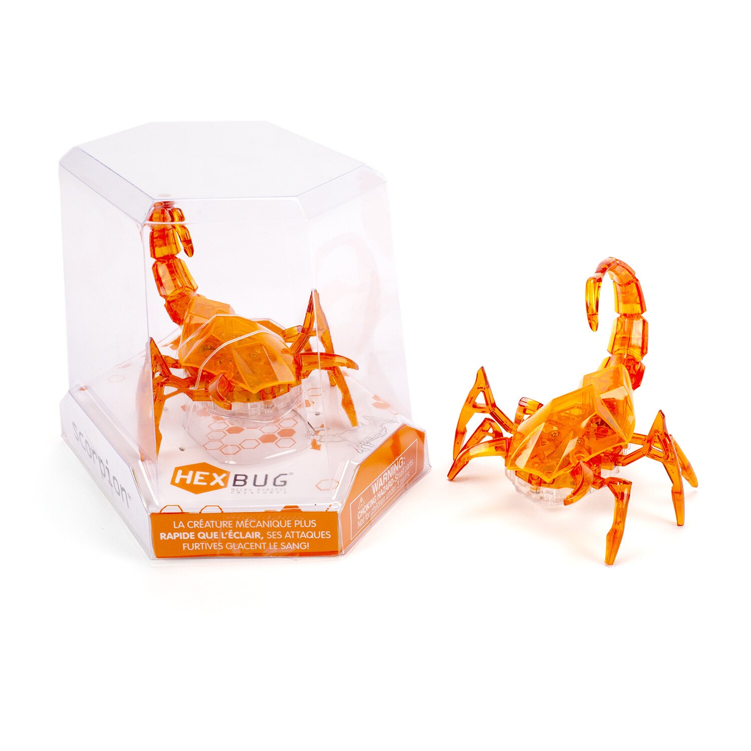 Нано-робот Hexbug Scorpion, помаранчевий (409-6592_orange) - фото 1