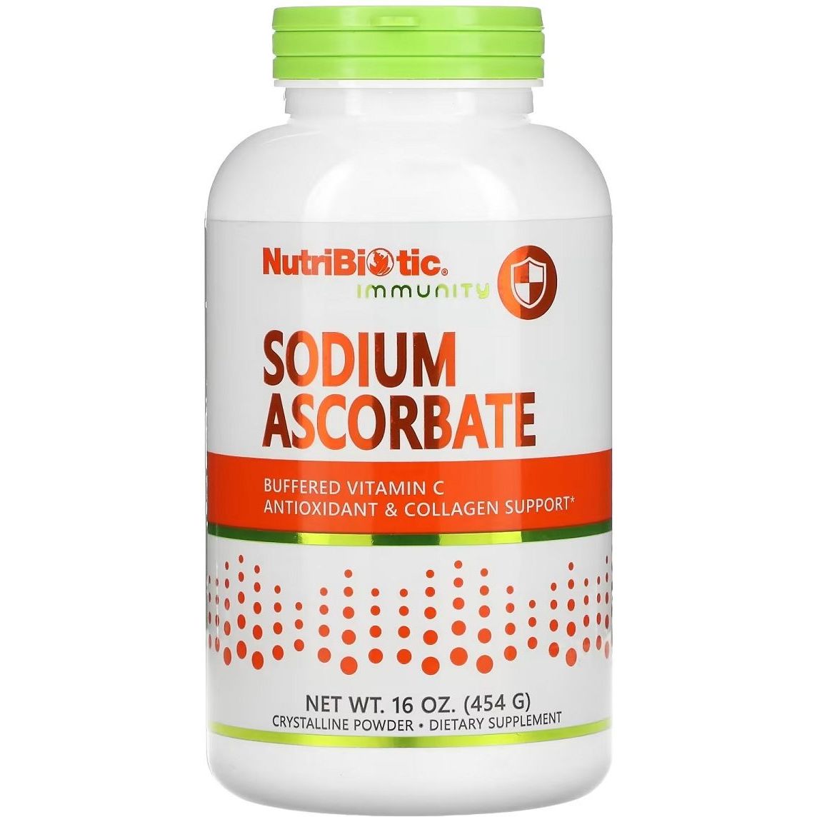 Аскорбат натрію NutriBiotic Sodium Ascorbate 454 г - фото 1