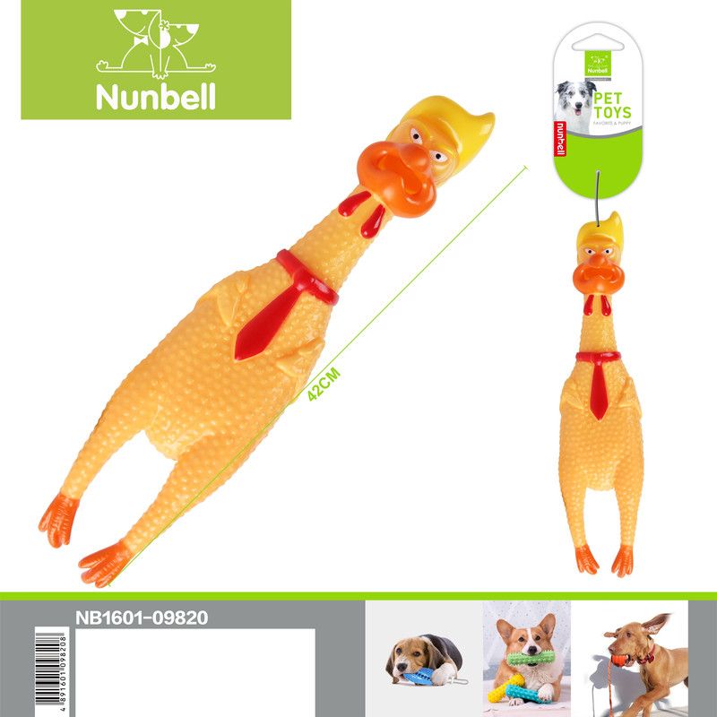 Іграшка для собак Nunbell Півень 42 см - фото 2