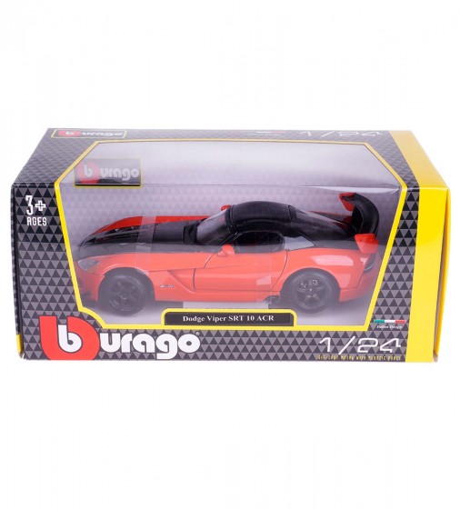 Автомодель Bburago Dodge Viper SRT10 ACR 1:24 в асортименті (18-22114) - фото 11