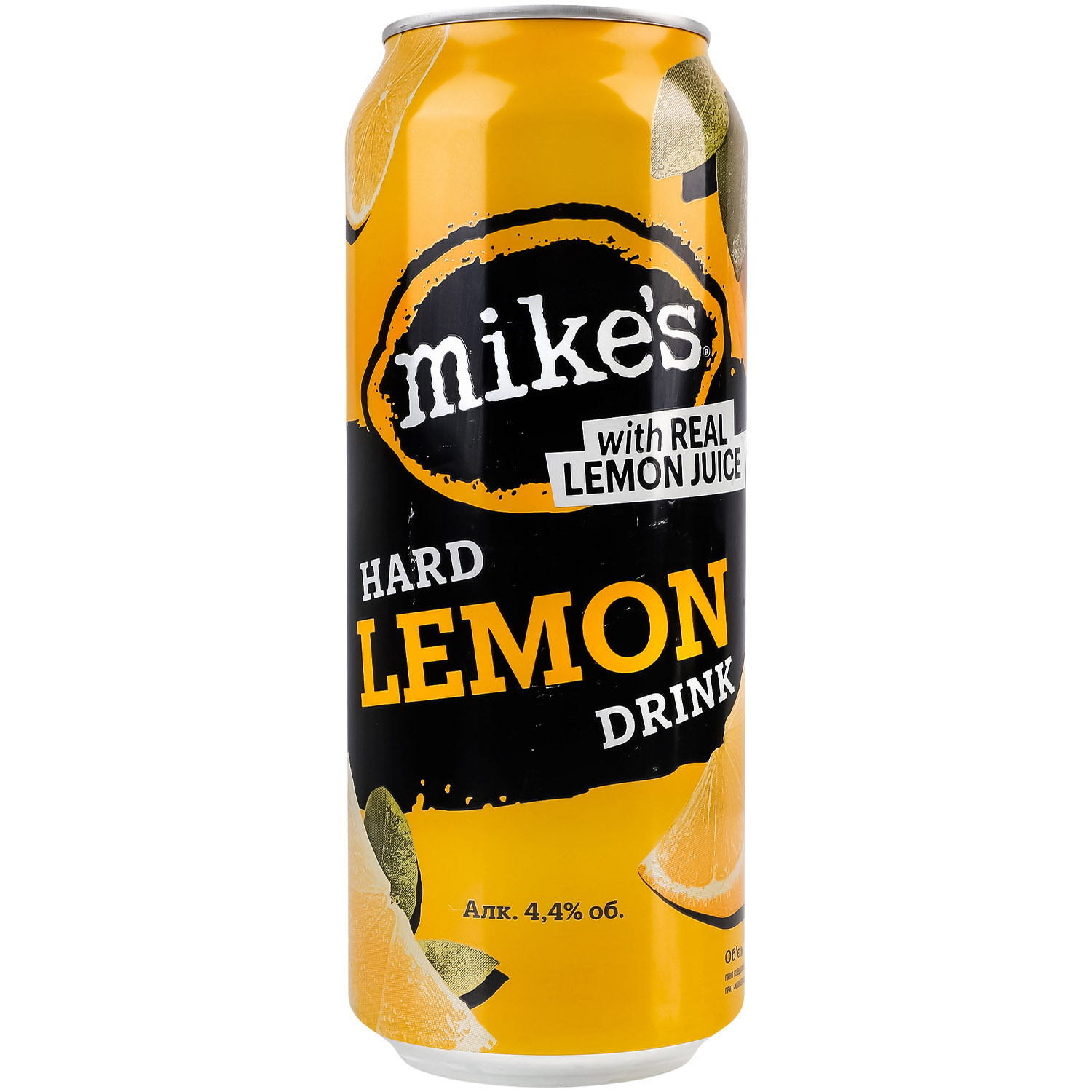 Пиво Mike's Hard Drink Lemon 4.4% 0.5 л ж/б - фото 1