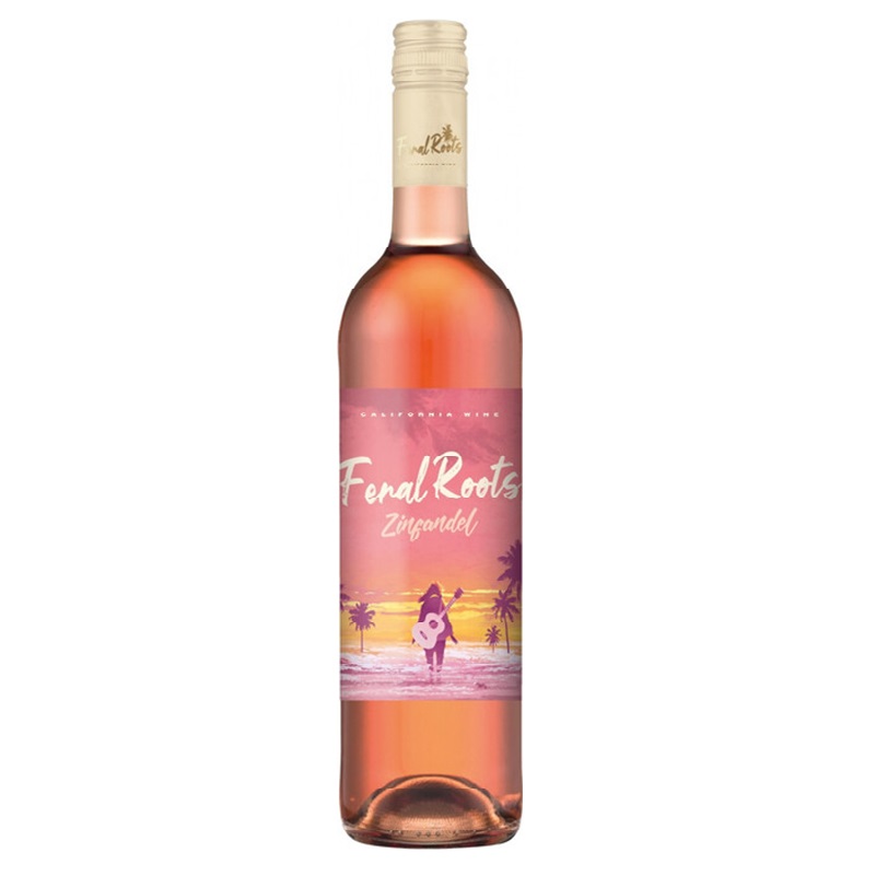 Вино Feral Roots White Zinfandel, рожеве, напівсухе, 10,5%, 0,75 л - фото 1