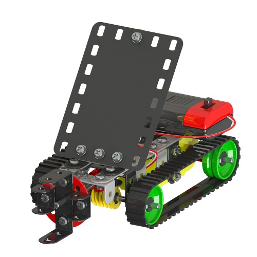 Конструктор Zephyr Robotix-2 металевий з електромотором у кейсі 166 елементів 8 моделей - фото 6