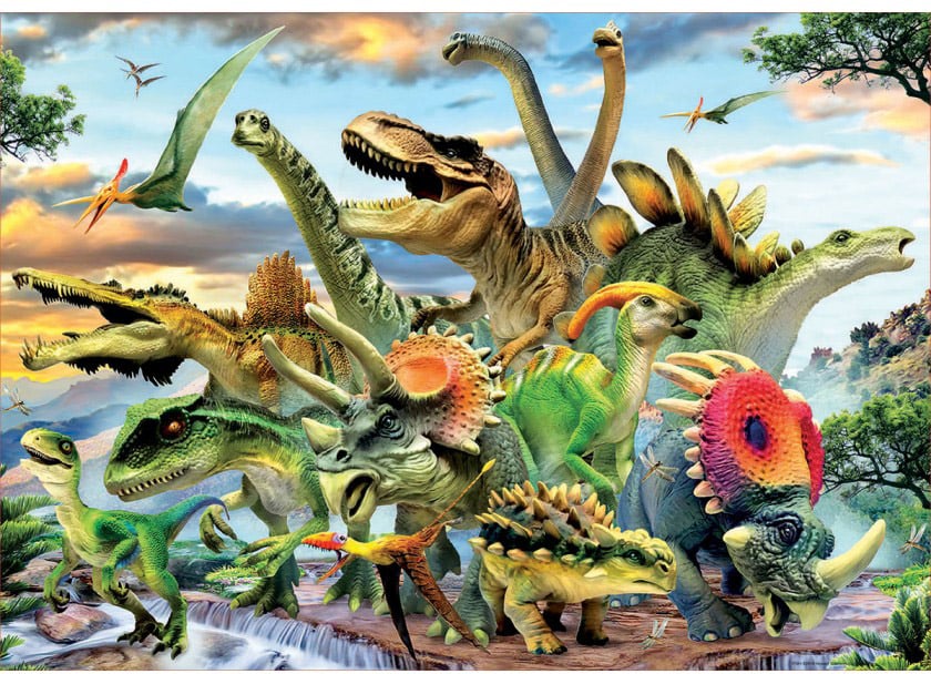 Пазл Educa Динозавры, 500 элементов (17961) - фото 2