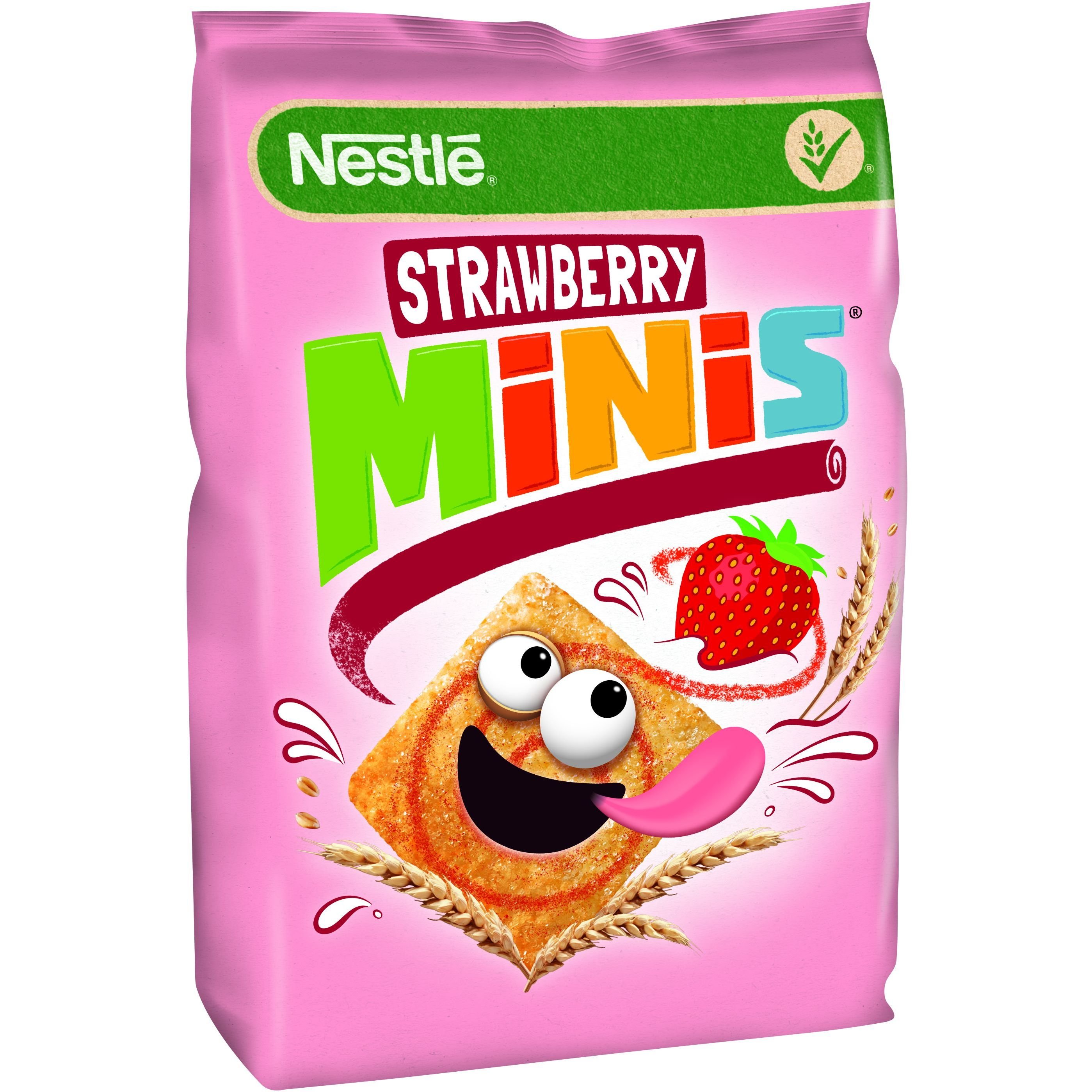 Готовий сухий сніданок Nestle Strawberry-Minis 250 г - фото 1