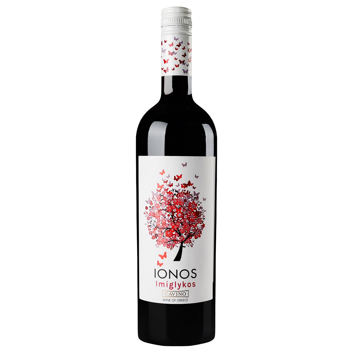 Вино Cavino Ionos Imiglikos, червоне напівсолодке, 11%, 0,75 л (8000017860546) - фото 1