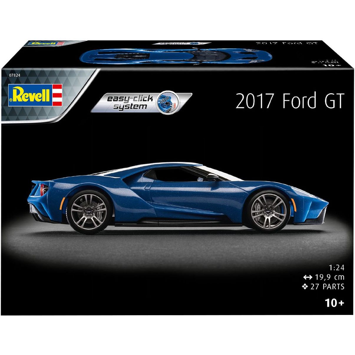 Сборная модель Revell Автомобиль Ford GT 2017 уровень 2, масштаб 1:24, 27 деталей (RVL-07824) - фото 12