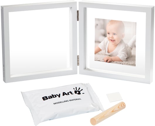 Двойная рамка Baby Art, прозрачная со слепком (3601095800) - фото 2