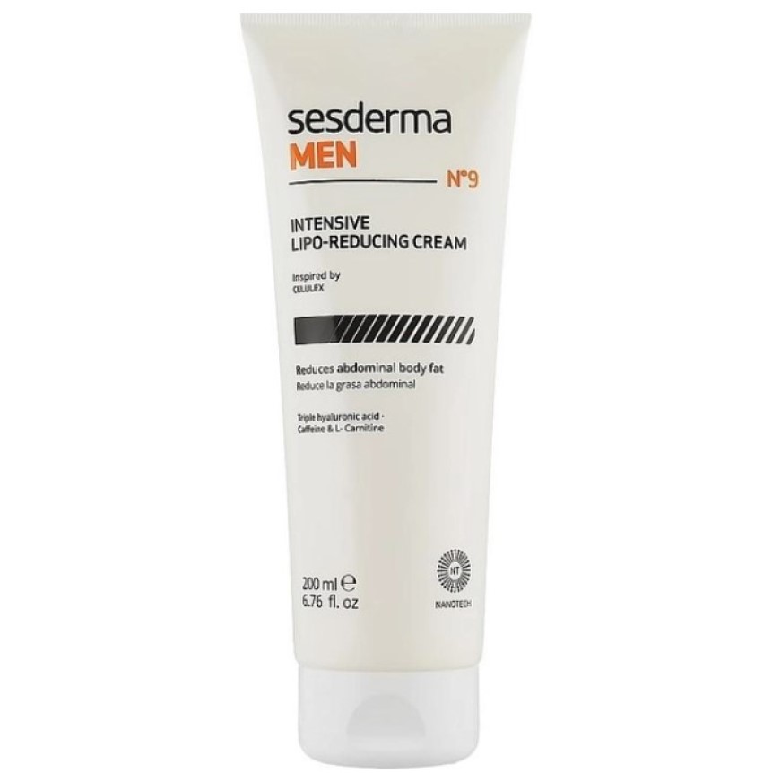 Крем для тіла Sesderma Men №9 Intensive Lipo-Reducing Cream ліпоредукуючий 200 мл - фото 1