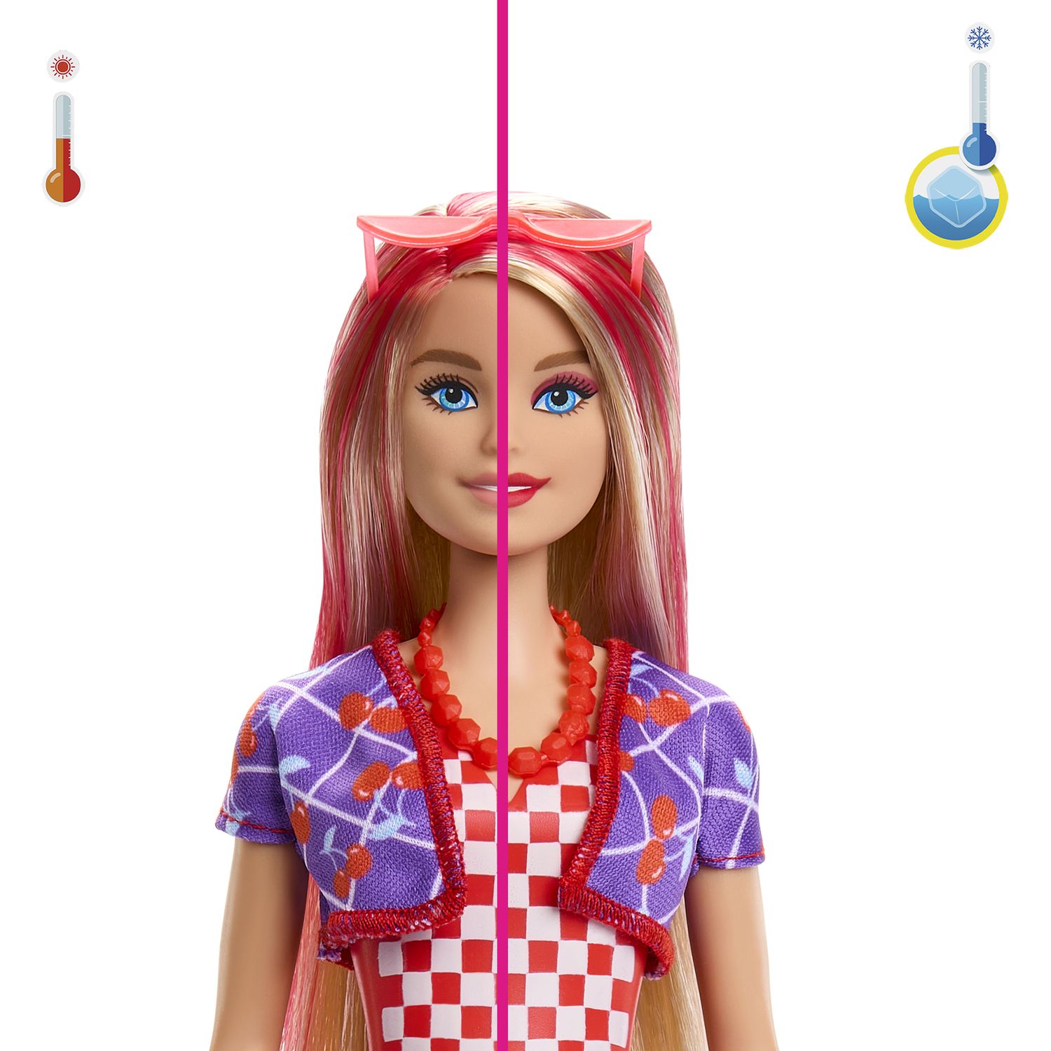 Кукла Barbie Цветное перевоплощение Фруктовый сюрприз, в ассортименте (HJX49) - фото 5
