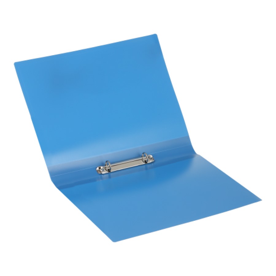 Папка пластиковая А4 Buromax Jobmax 2 R-образных кольца синяя (BM.3161-02) - фото 2