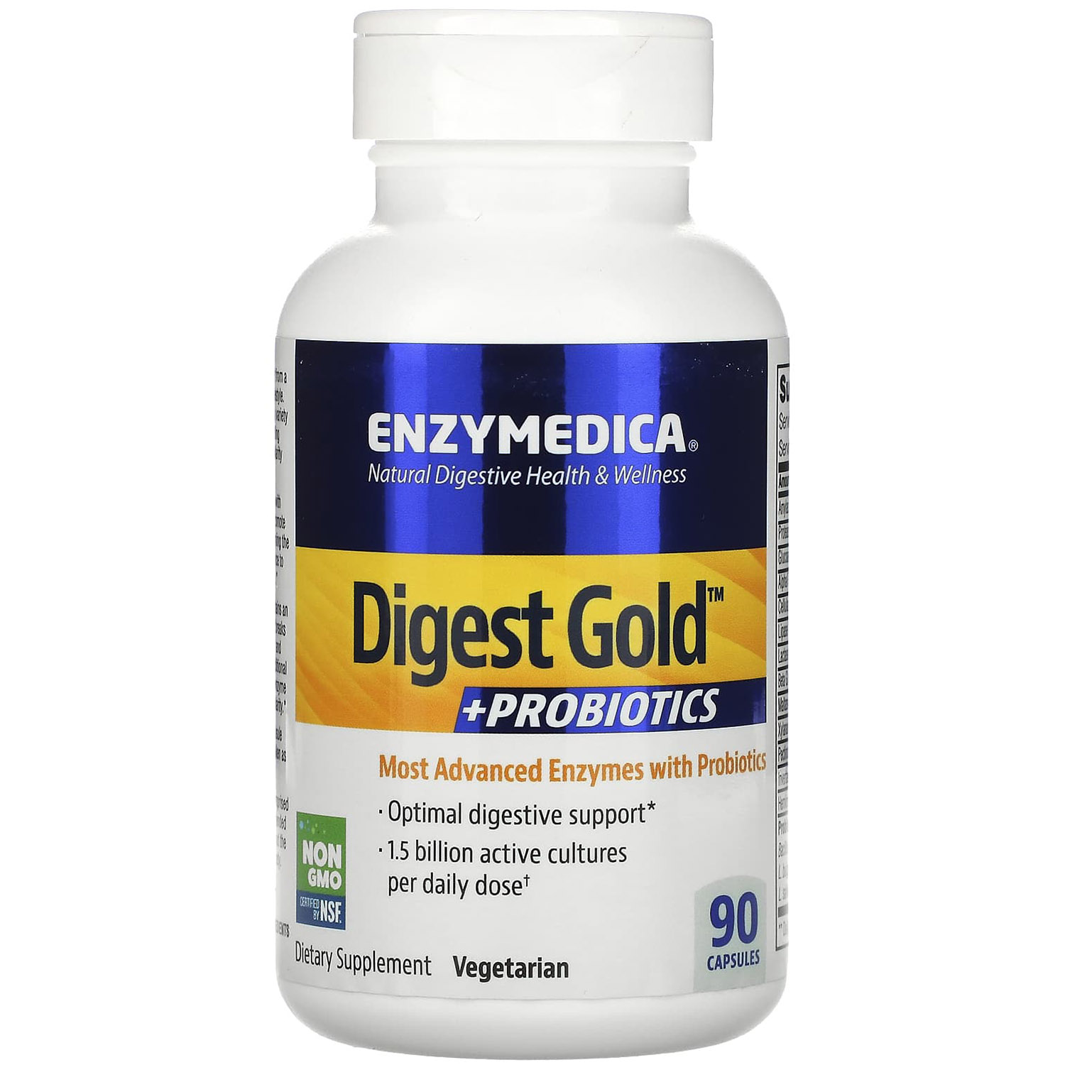 Ферменты с пробиотиками Enzymedica Digest Gold + Probiotics 90 капсул - фото 1