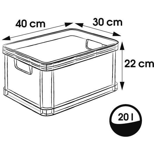 Ящик Keeper Transport box для зберігання 20 л (0882) - фото 4