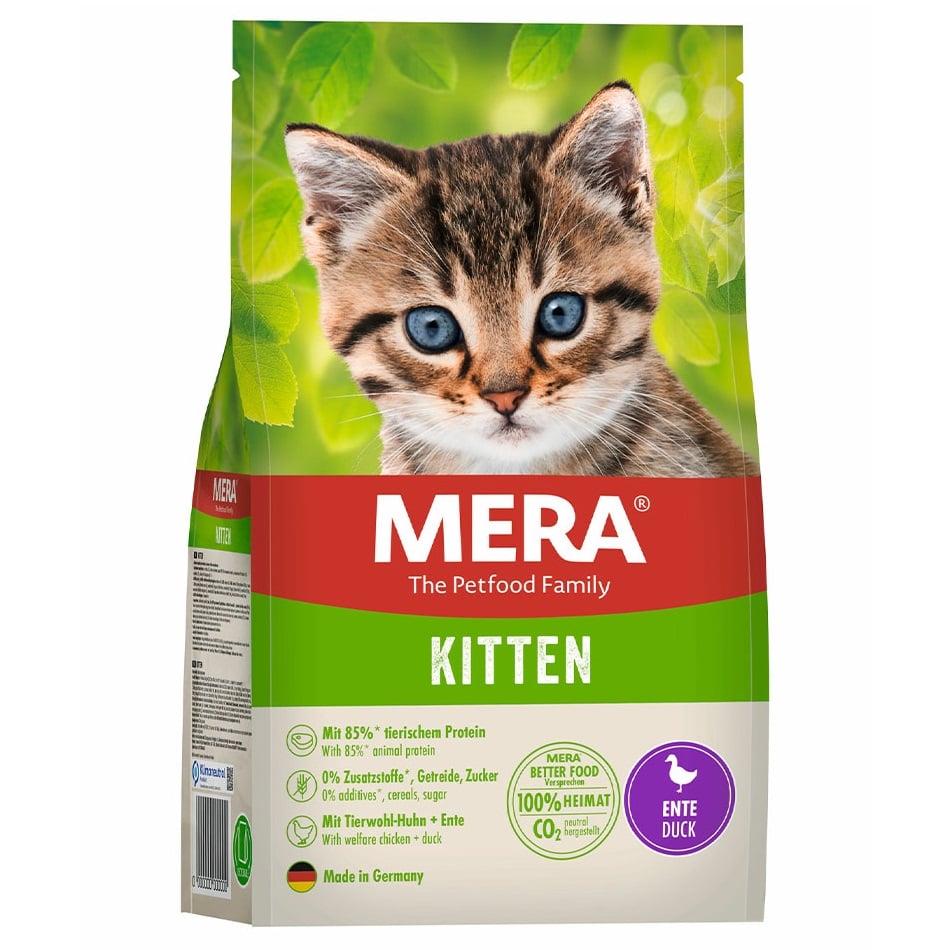 Сухой корм для котят Mera Cats Kitten, с уткой, 2 кг (038342-8330) - фото 1