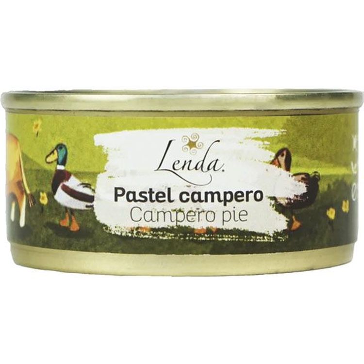 Вологий корм для котів Lenda Wet Cat Pastel Campero pie з качкою та яловичиною 70 г - фото 1