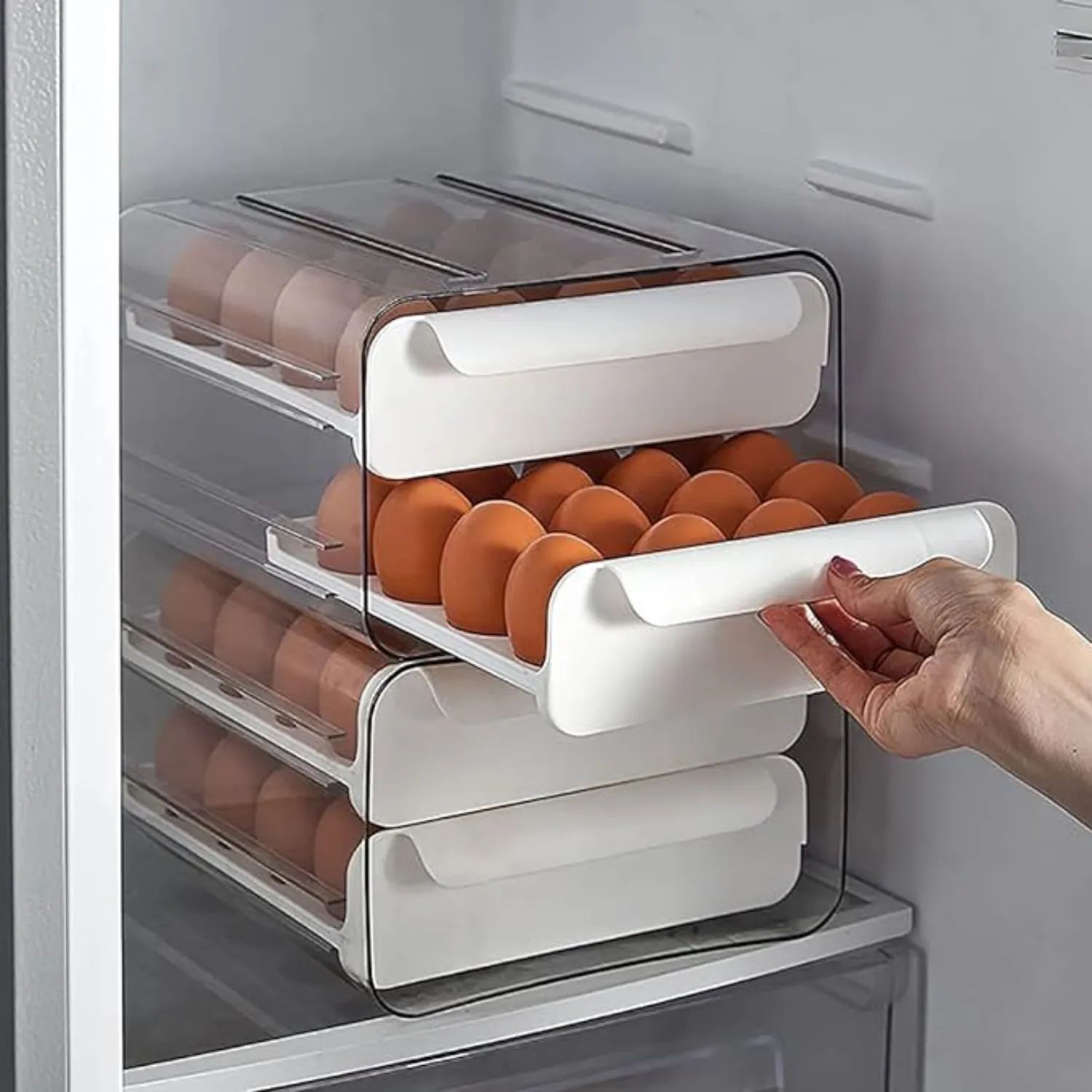 Контейнер для хранения яиц Supretto в холодильник на 32 шт. (85670001) - фото 9