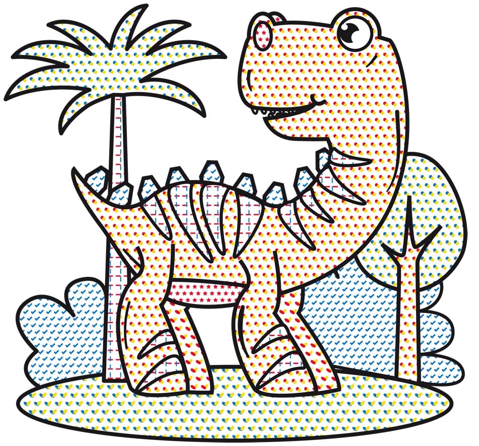 Водная раскраска Кристал Бук Динозаврик, 8 страниц (F00013998) - фото 2