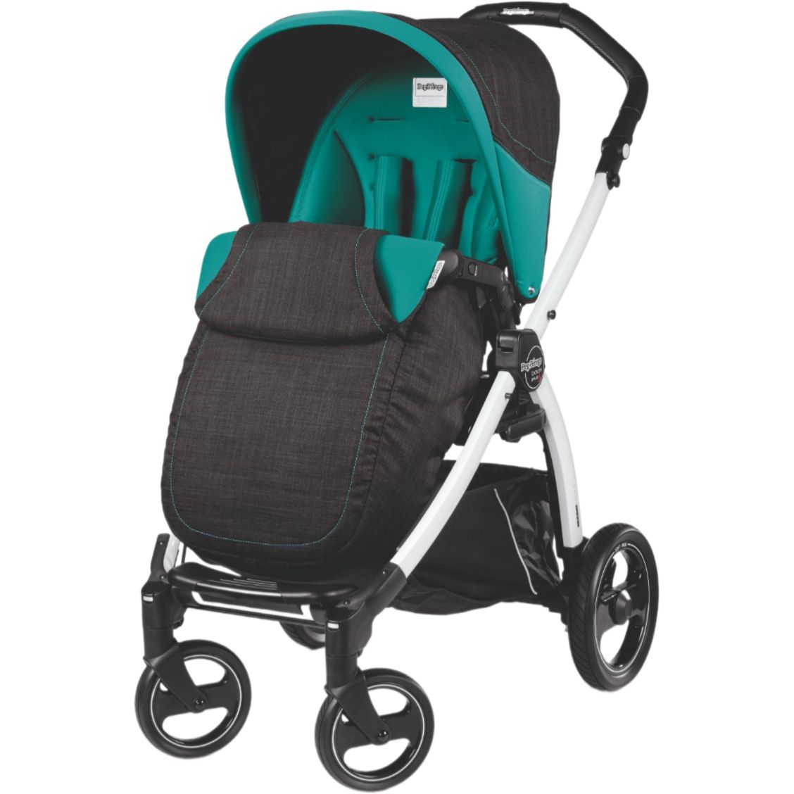 Прогулянкова коляска Peg-Perego Book Plus 51 блакитна з чорним (PACK05-00000000004) - фото 1