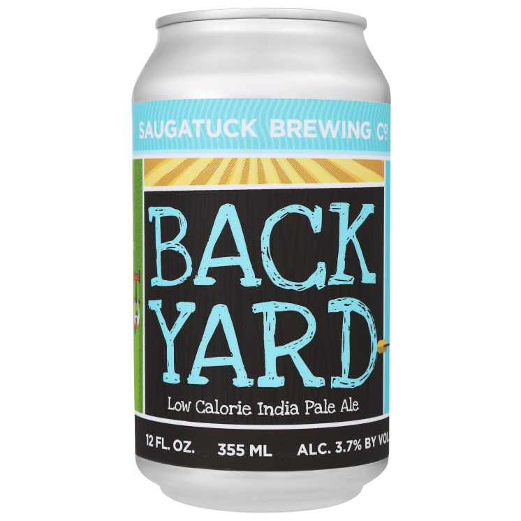 Пиво Saugatuck Brewing Co. Backyard IPA, светлое, 4,5%, ж/б, 0,355 л (820985) - фото 1