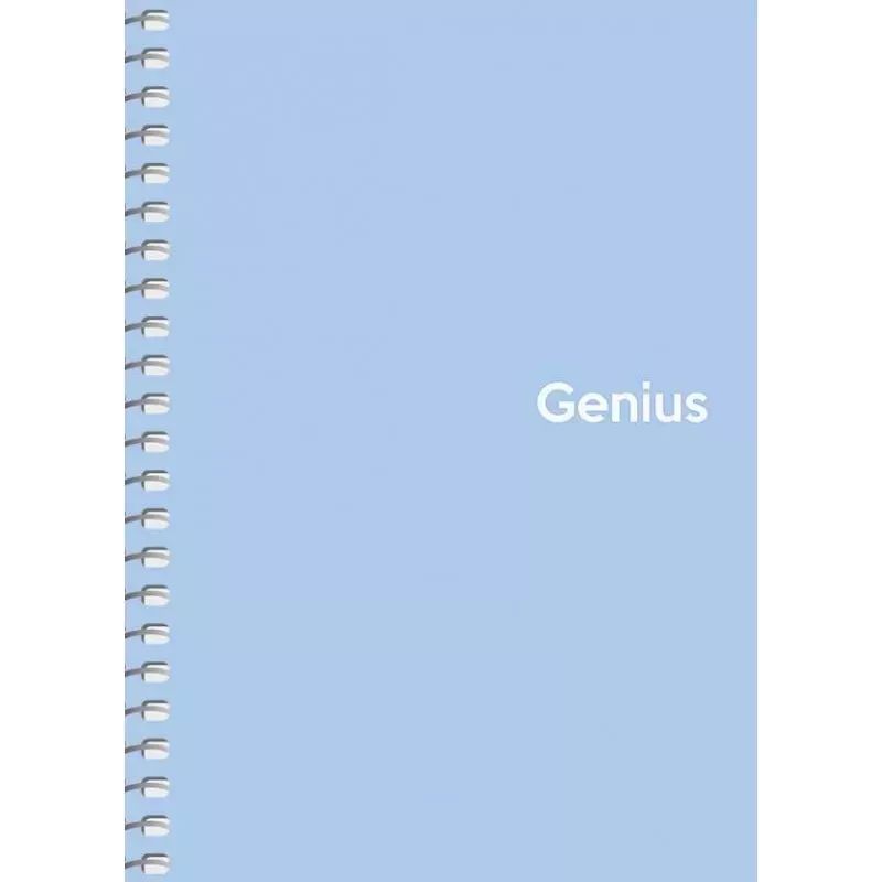 Блокнот для записів Genius, А6, в клітинку, спіраль, 80 л., блакитний (A6-080-6805K) - фото 1