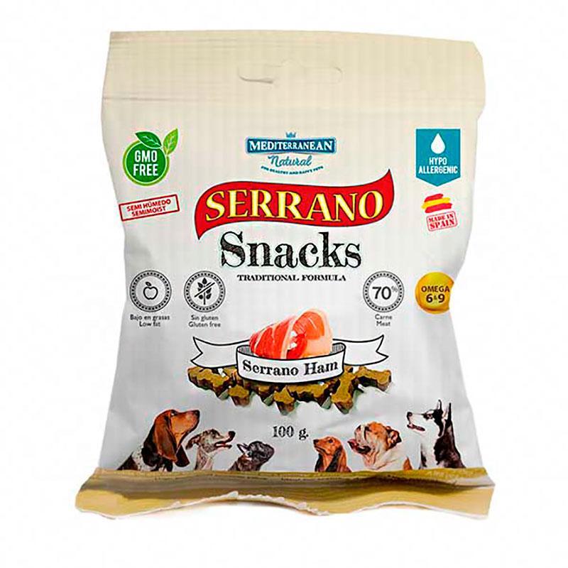 Натуральні ласощі для собак Sserrano Snack Хамон, 100 г - фото 1