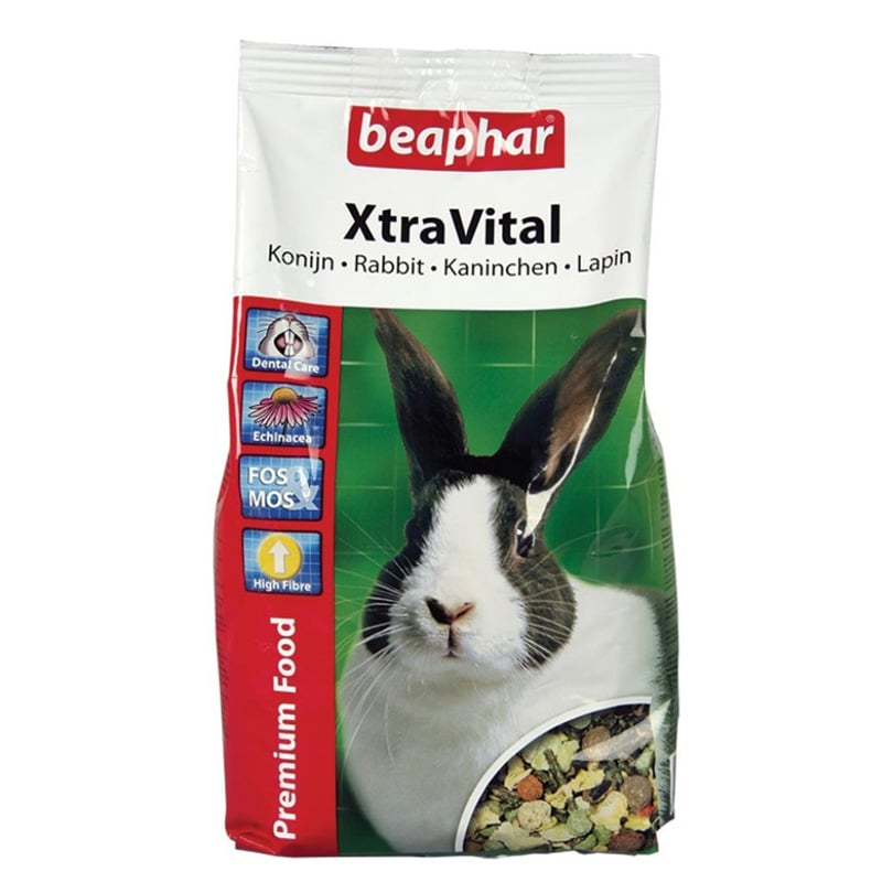 Полноценный корм Beaphar Xtra Vital Rabbit премиум класса для кроликов, 1 кг (16145) - фото 1