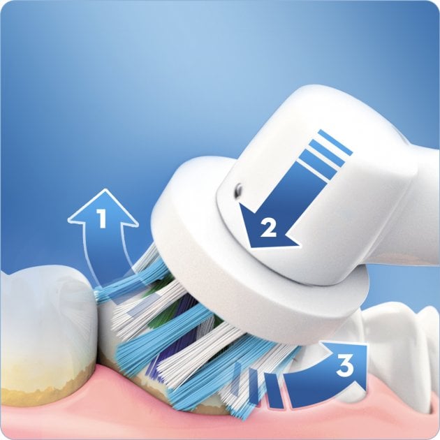 Електрична зубна щітка Oral-b Smart 4 CrossAction White - фото 5