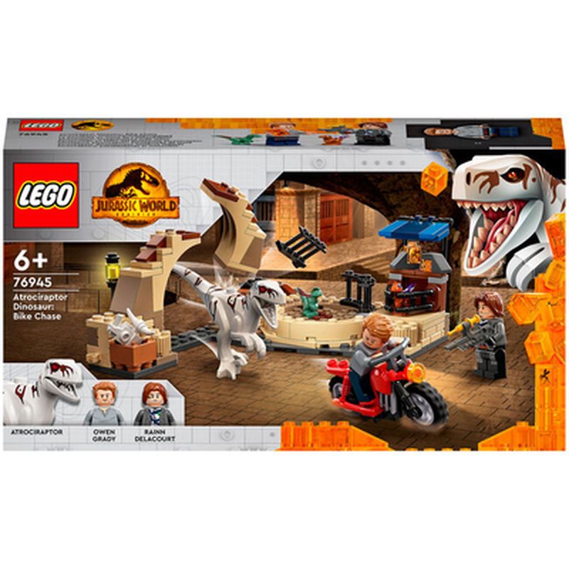 Конструктор LEGO Jurassic World Погоня на мотоциклі, 169 деталей (76945) - фото 1