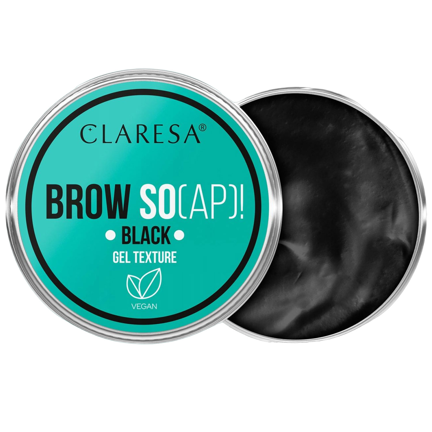 Мыло для укладки бровей Claresa Brow So(ap)! Gel Texture черное 30 мл - фото 1