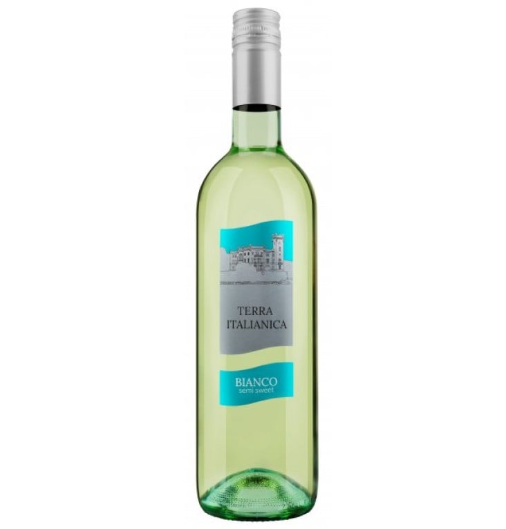 Вино Terra Italianica Bianco Amabile, белое, полусладкое, 10,5%, 0,75 л - фото 1