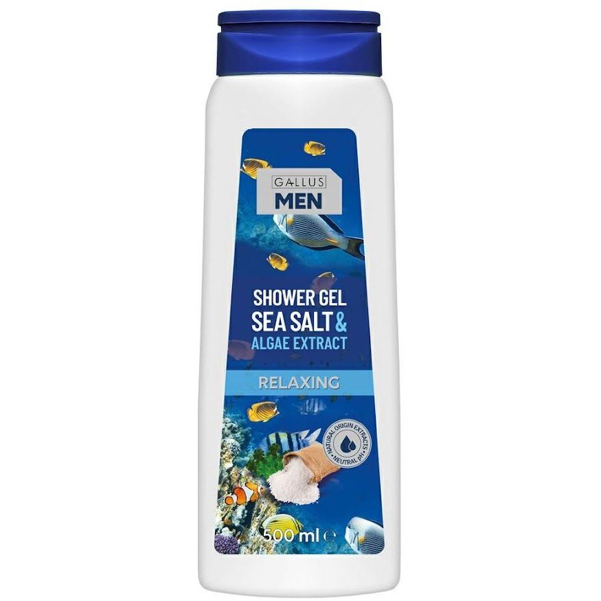 Гель для душу Gallus Men Sea salt 500 мл - фото 1