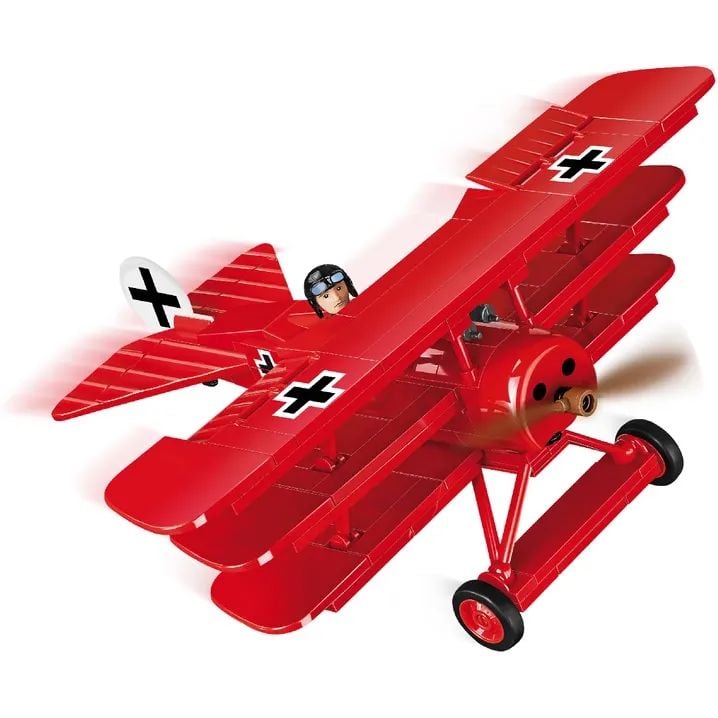 Конструктор Cobi Первая Мировая Война Самолет Fokker Dr. I Красный барон, 174 детали (COBI-2986) - фото 3