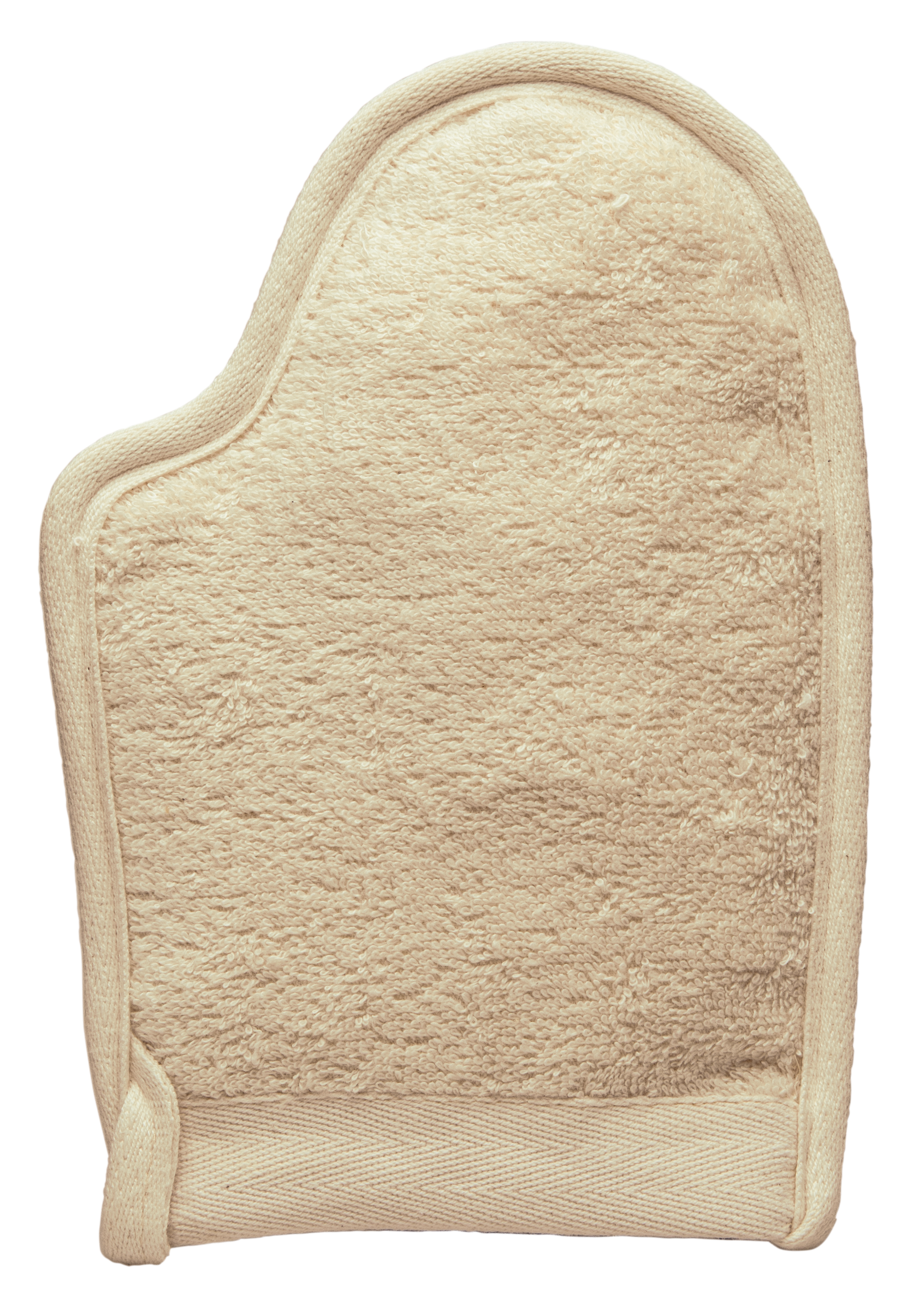 Губка банна масажна Titania Рукавичка, з люфи та бавовни, 23,5х16,5 см (7255) - фото 2