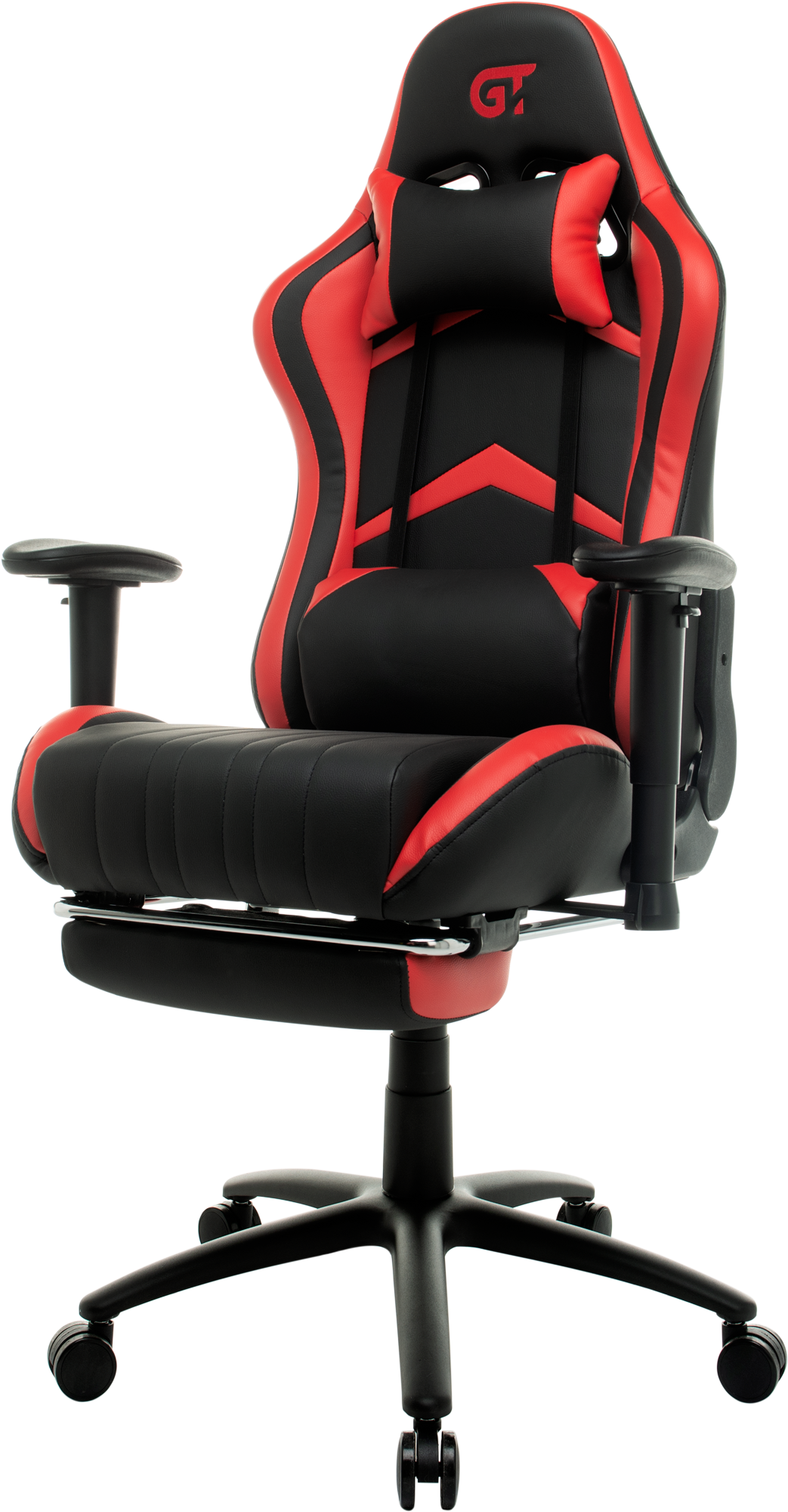 Геймерское кресло GT Racer черное с красным (X-2534-F Black/Red) - фото 3