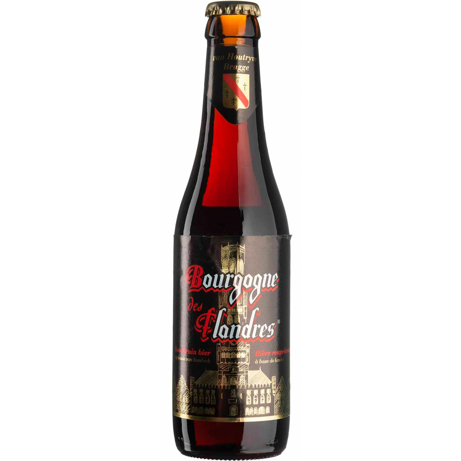 Пиво Bourgogne Des Flandres, темное, 5%, 0,33 л - фото 1