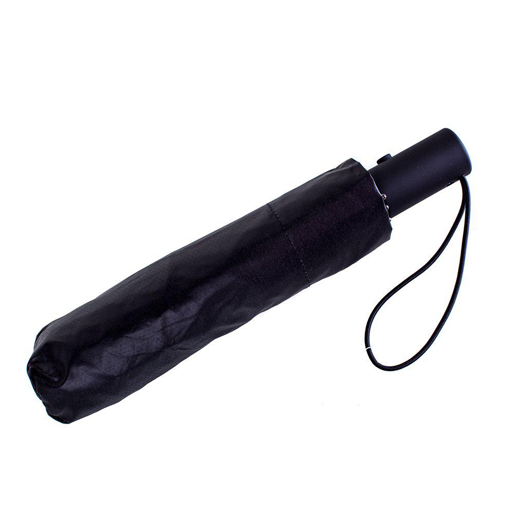 Женский складной зонтик полуавтомат Fare 100 см черный - фото 4