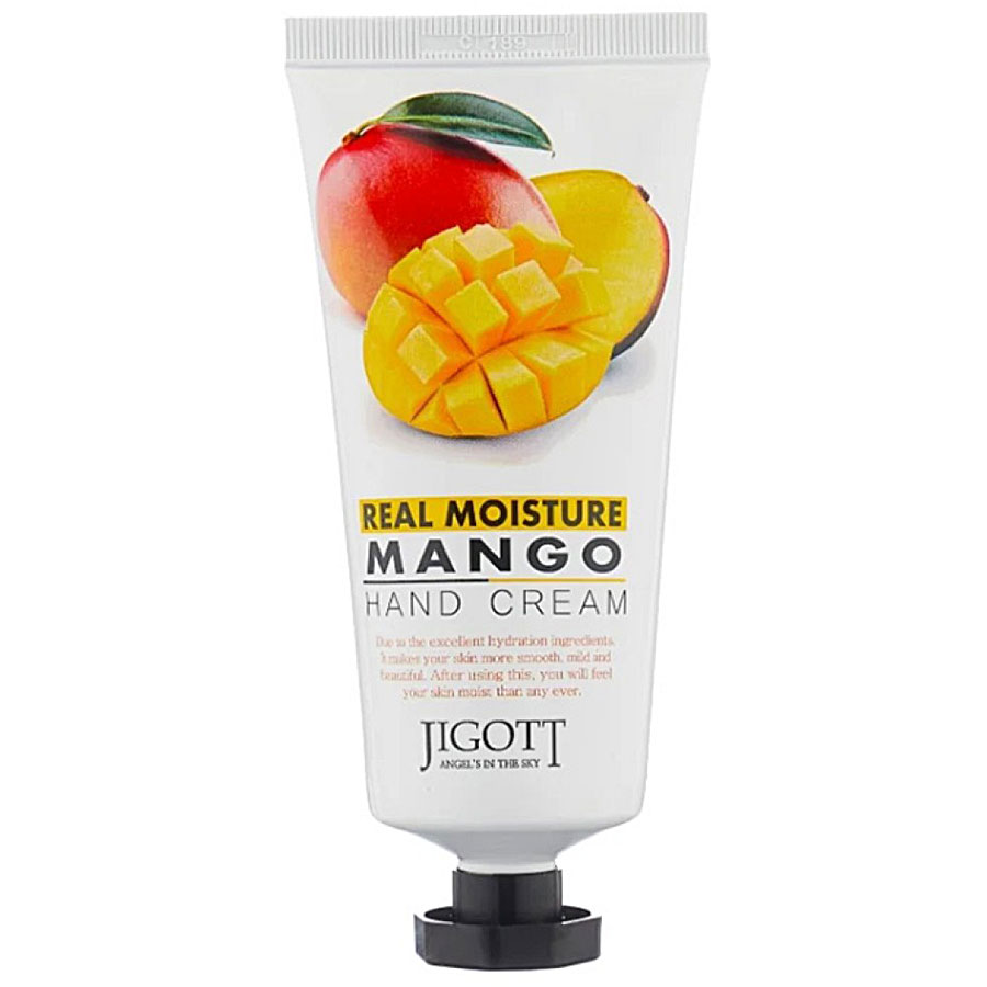 Крем для рук Jigott Real Moisture Mango Hand Cream з екстрактом манго, 100 мл - фото 1