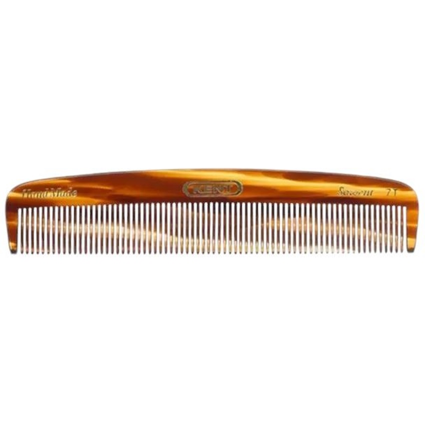 Расческа Kent 7T 5 1/2&quot; Hand-Made All Fine Teeth Pocket Comb - фото 1