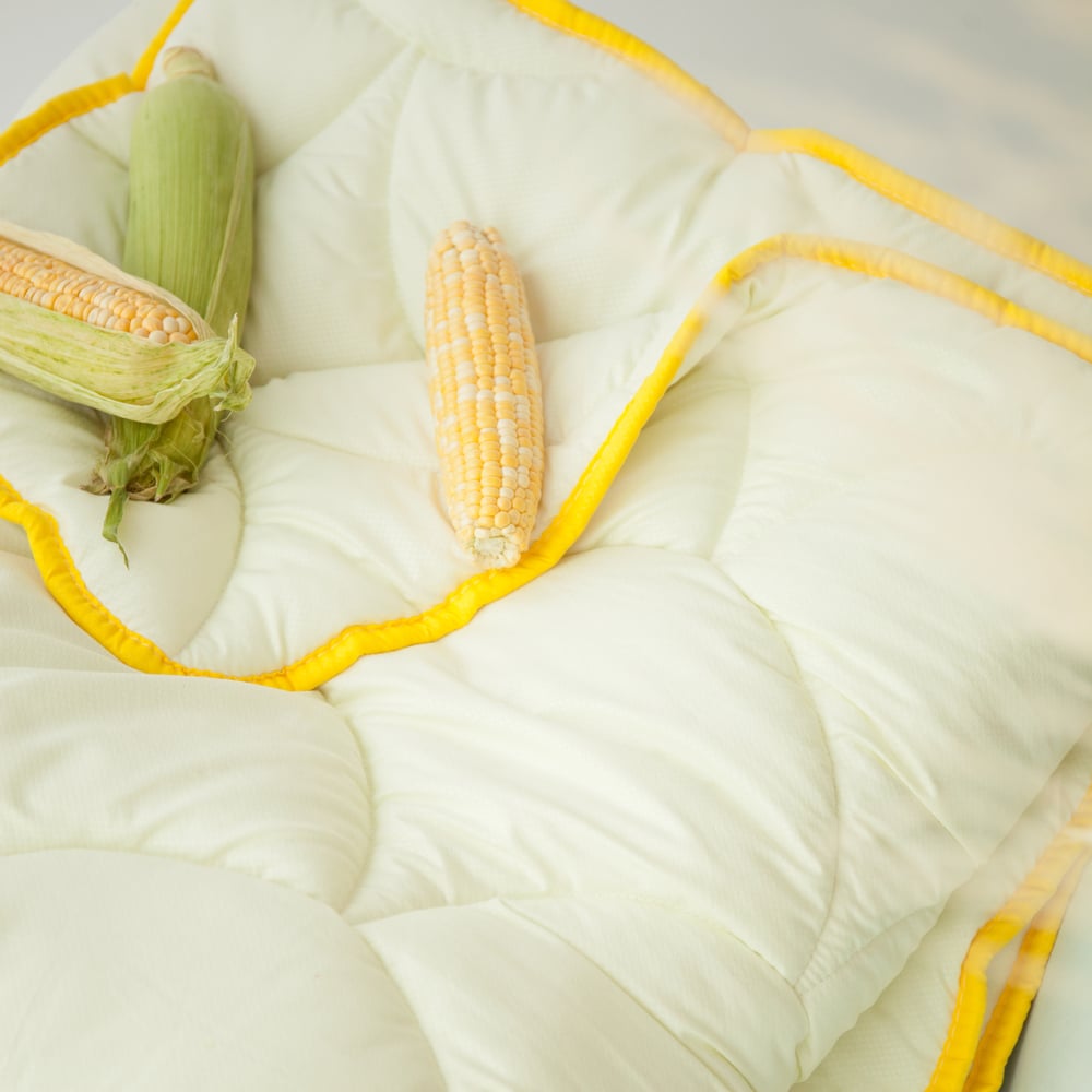 Набор Ideia Попкорн: одеяло, 140х200 см + подушка, 50х70 см, молочный (8000035232) - фото 5