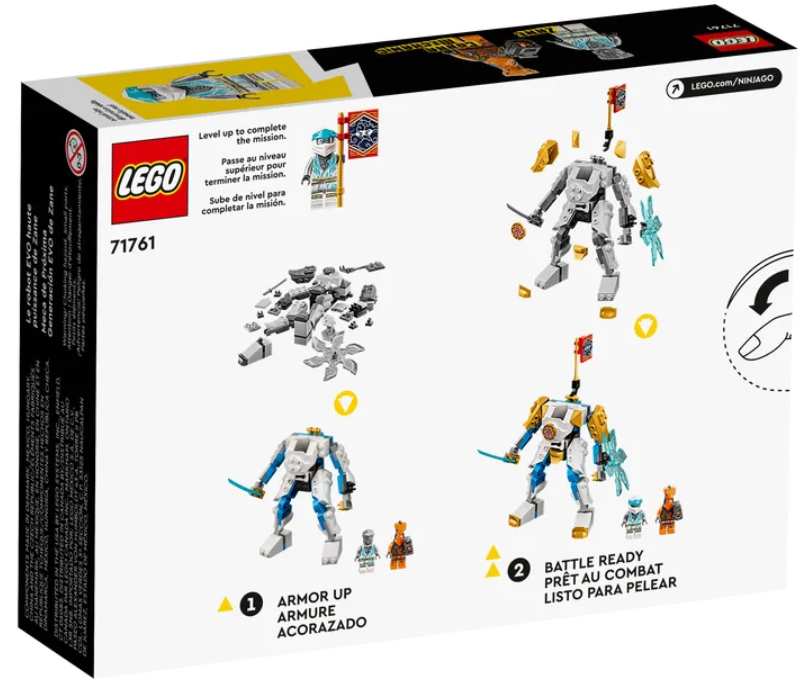 Конструктор LEGO Ninjago Могутній робот ЕВО Зейна, 95 деталей (71761) - фото 2