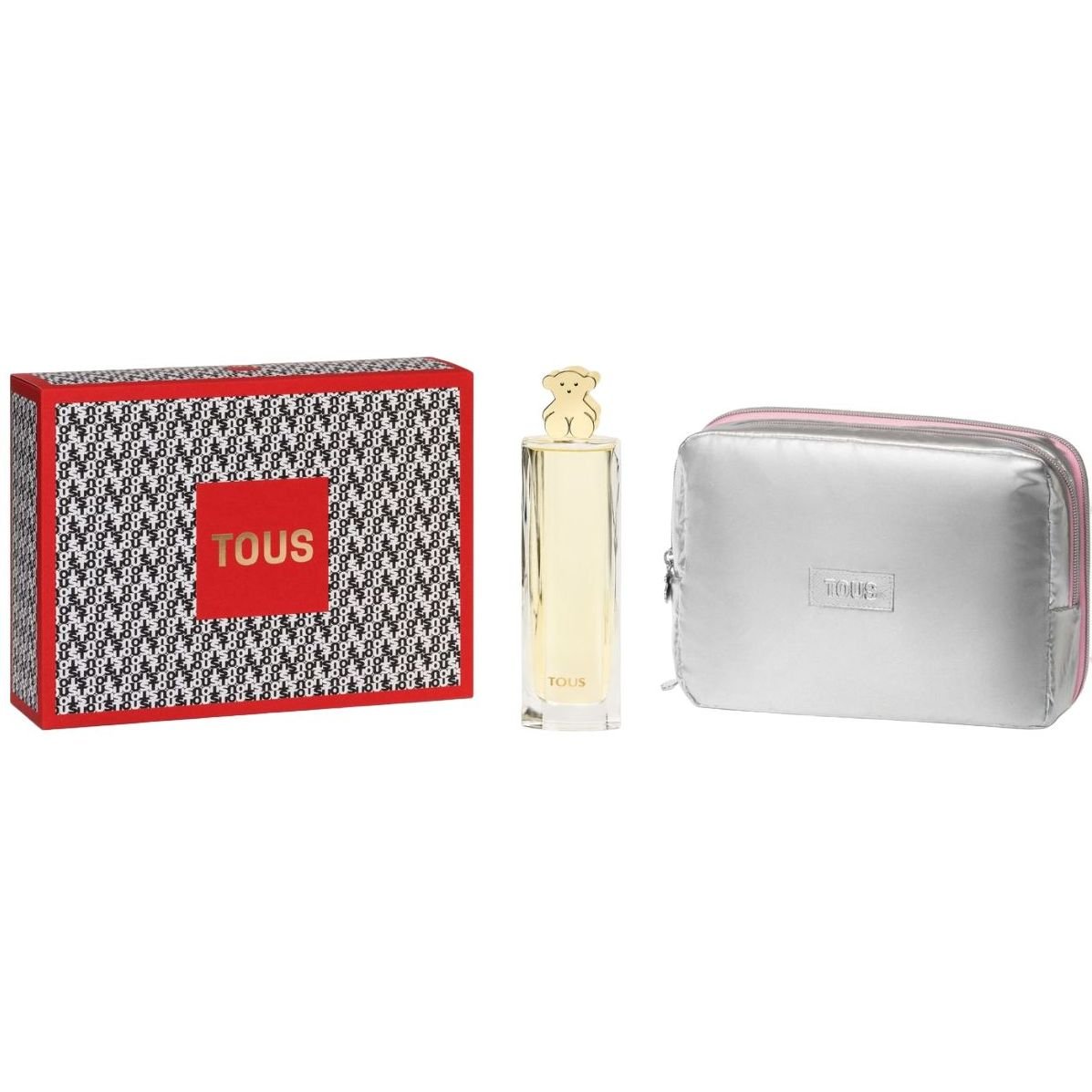 Подарочный набор для женщин Tous Eau De Parfum, 90 мл + косметичка - фото 1