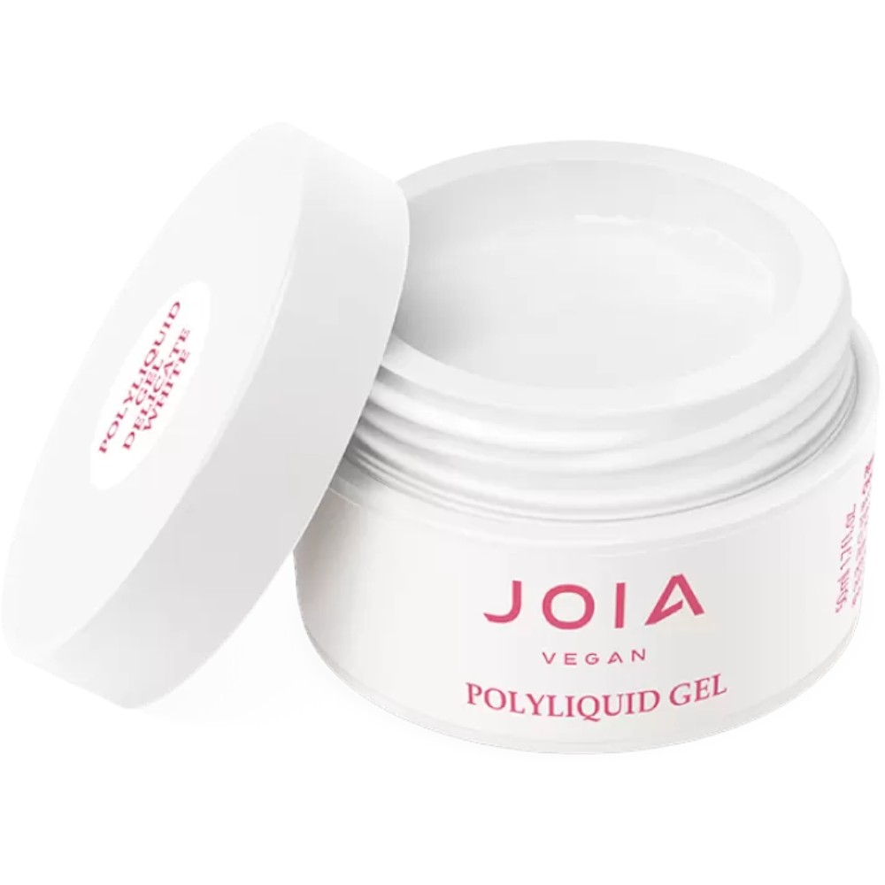 Жидкий гель для укрепления и моделирования Joia vegan PolyLiquid gel Delicate White 50 мл - фото 1