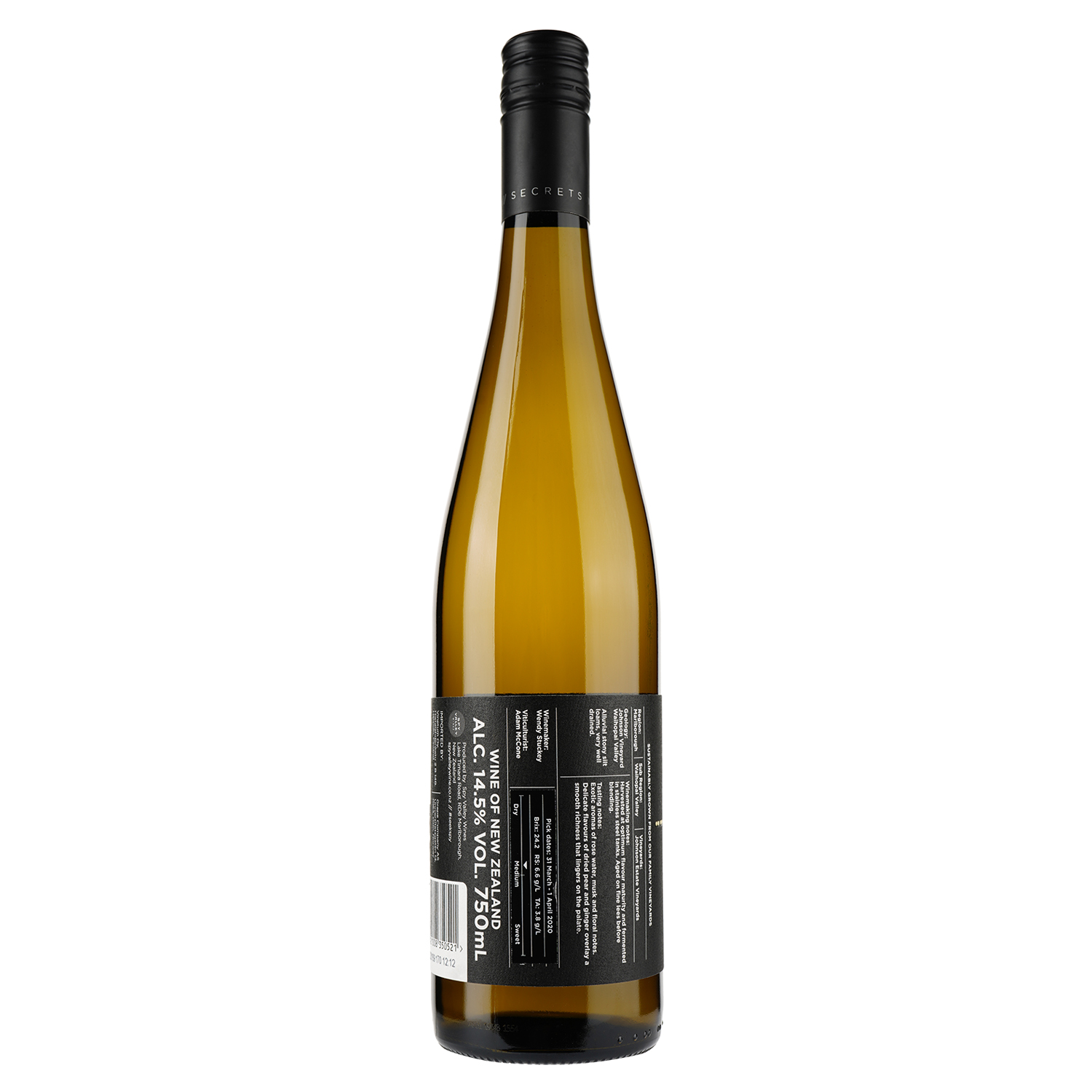 Вино Spy Valley Gewurztraminer, белое, полусухое, 0,75 л - фото 2