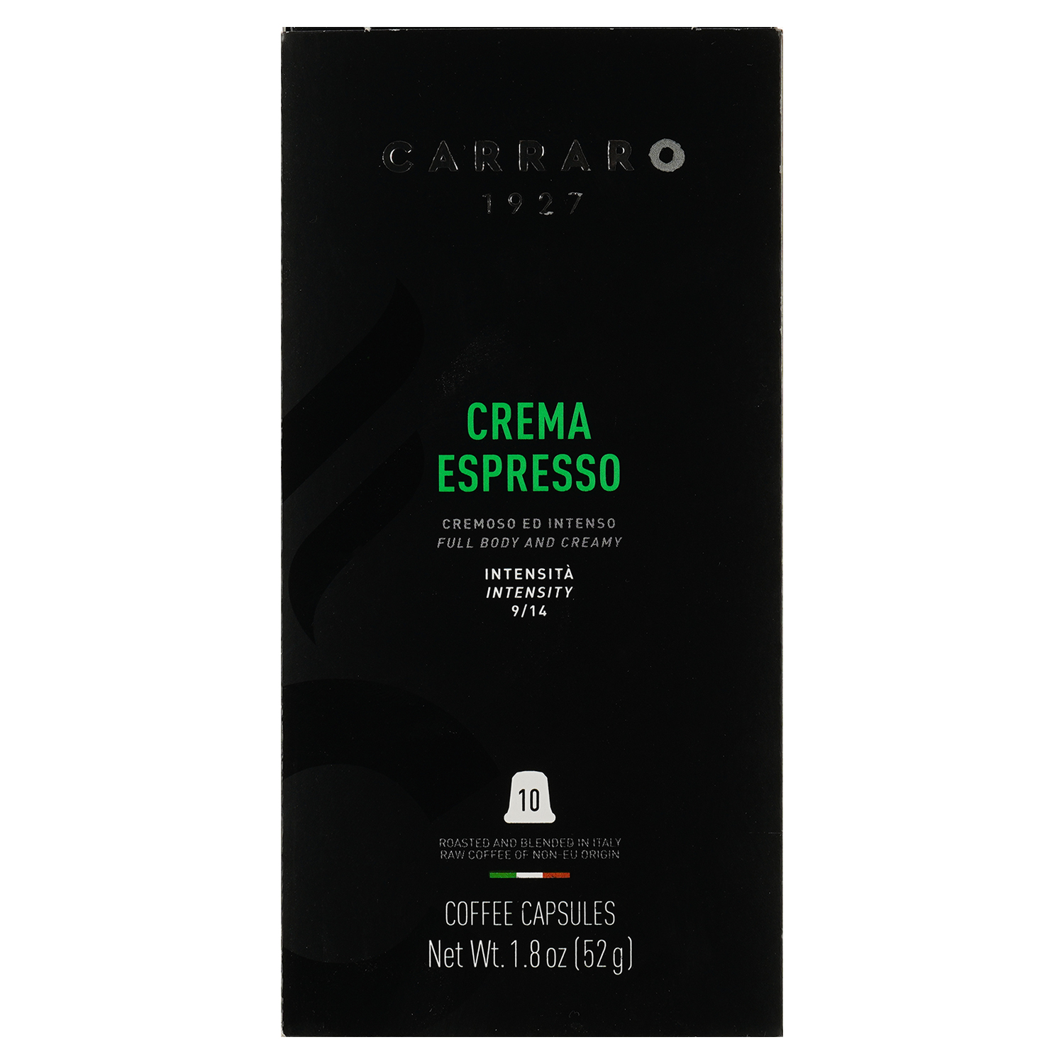 Кофе в капсулах Carraro Nespresso Crema Espresso, 10 капсул - фото 1