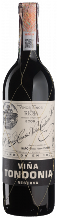 Вино Vina Tondonia Tinto Reserva 2009, червоне, сухе, 13%, 0,75 л - фото 1
