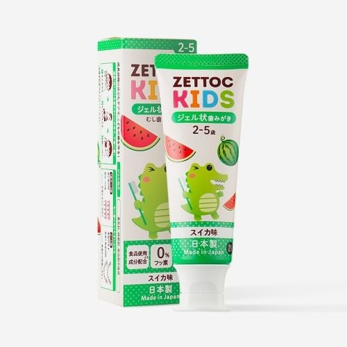 Зубная паста детская Арбуз Zettoc Nippon Toothpaste Kids Watermelon, 70 г - фото 2