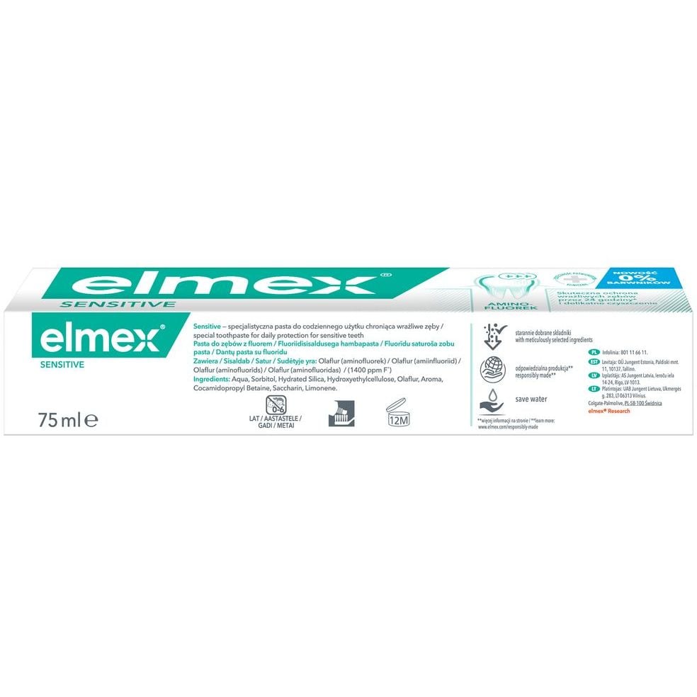 Зубная паста Elmex Sensitive Toothpaste 75 мл - фото 4